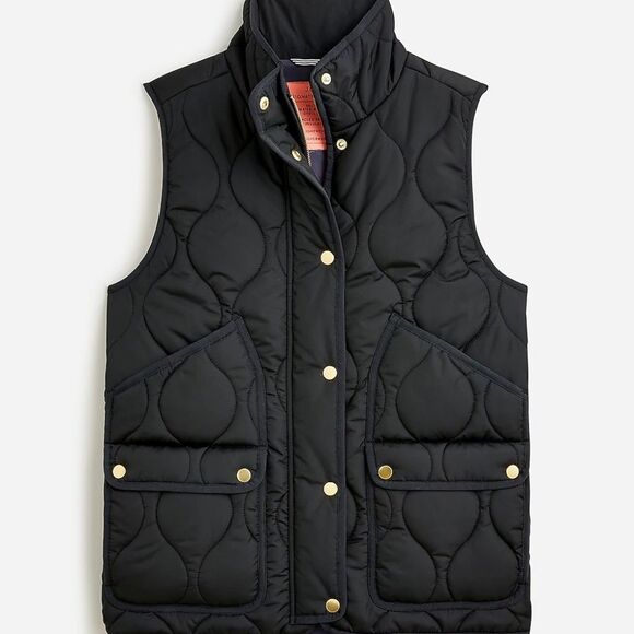 J. Crew Signature Puffer Vest - Quilted - Black | Size XS - Picture 1 of 11